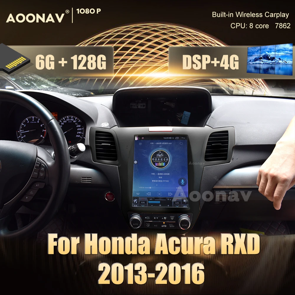 

Мультимедийный плеер Acura RDX 128-2013, 2 din, Android 2016, ГБ