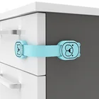 1 шт пластиковая детская безопасность защита от детей замок ящика шкафа оснастки замок холодильника выдвижные двери безопасности продукта