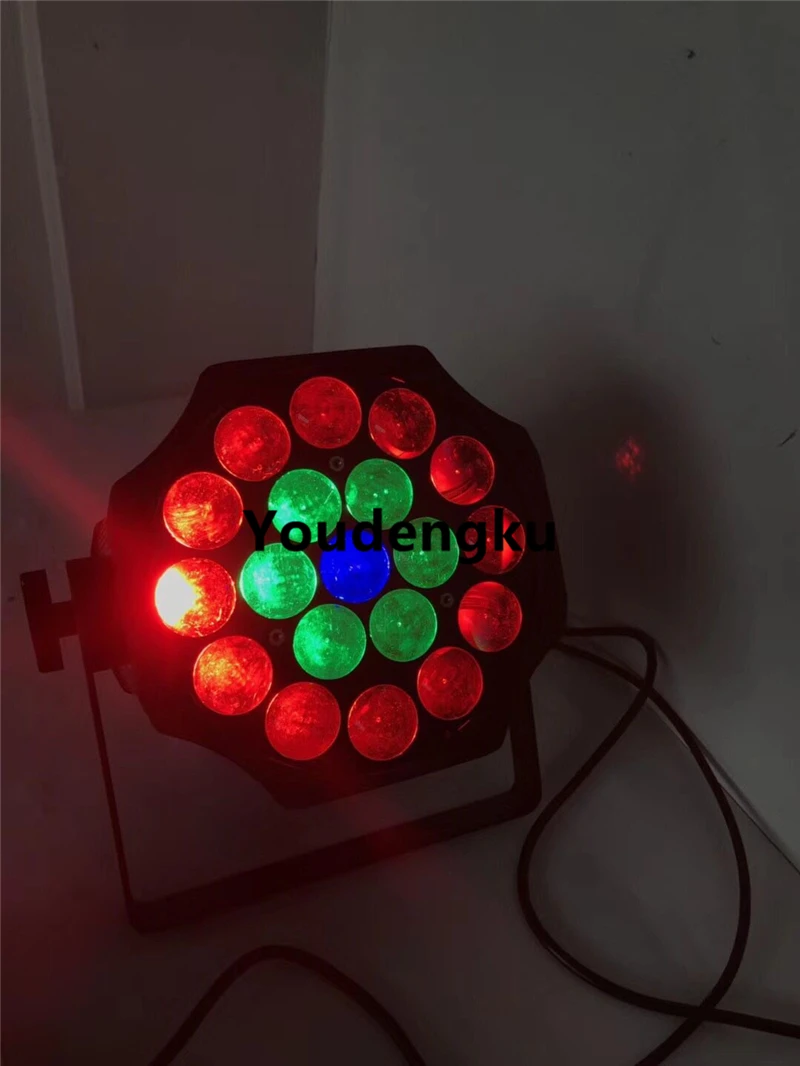 Фото 10pcs stage background DMX dimmer led par can wall washing 19 x 18W zoom led par 6in1 rgbwa uv bright dj par light №3