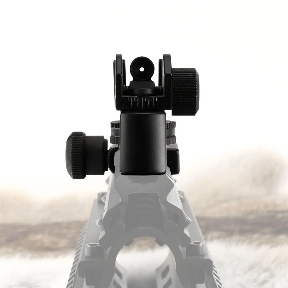

20mm Leather Rail Adjustable Metal Rear Sight Mechanical Sight Star A2 Rear Iron Sight Red Dot Sight Accessories