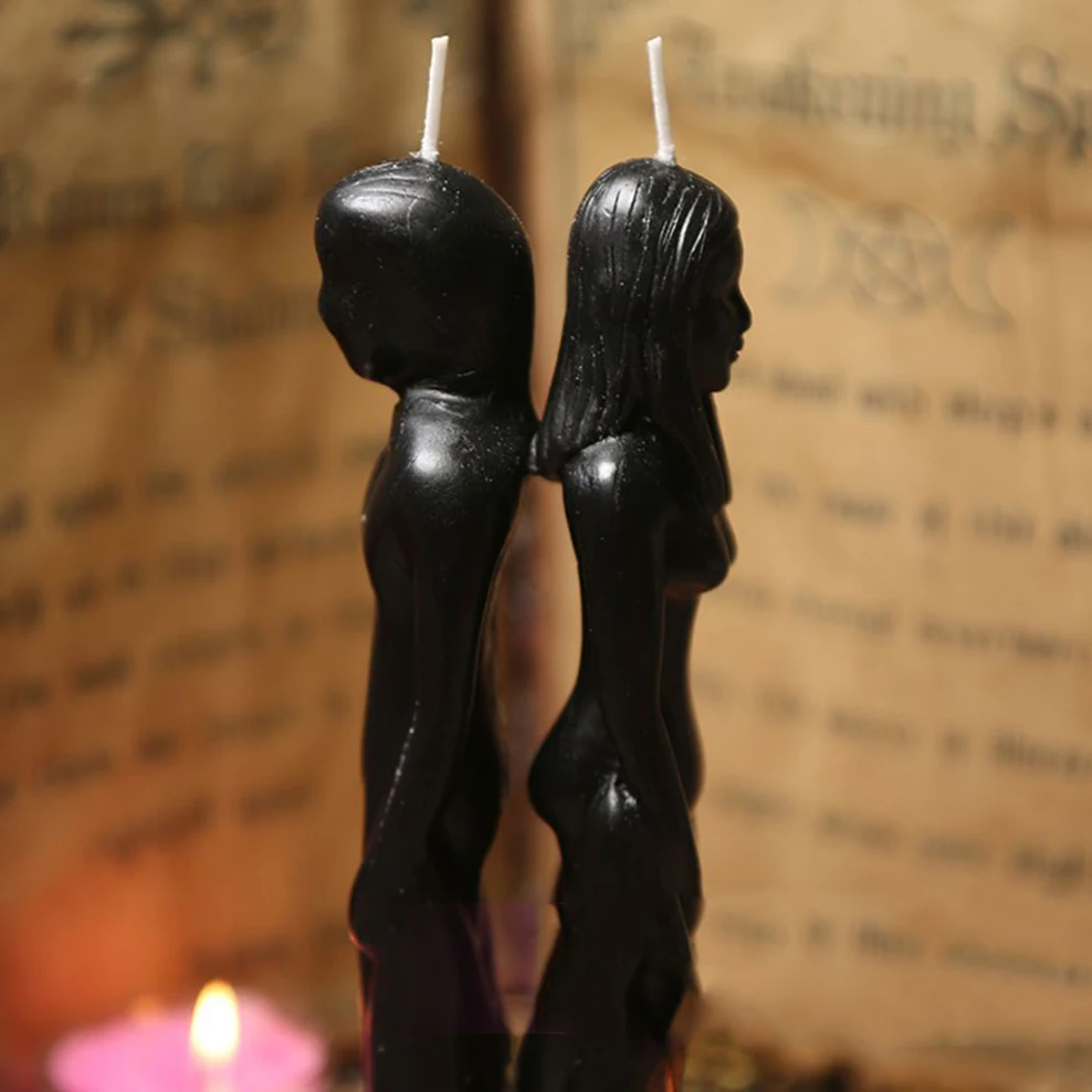 6 шт./лот Волшебная ритуальная свеча Свадебные свечи ручной работы человеческие