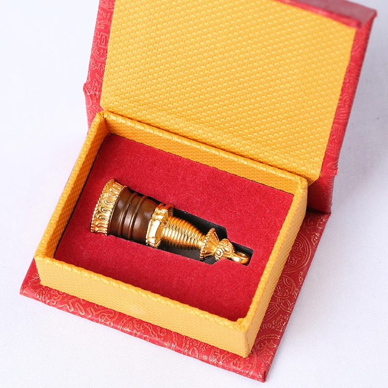 4*1 5 см золотой медный Тибетский Стиль буддистское качество изысканная кулонная