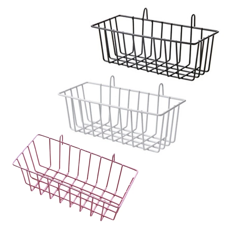 

Nordic Wrought Iron Hanging Basket Ornaments Photo Wall Grid Panel Display Shelf Storage Organizer Rack Home Office Decor