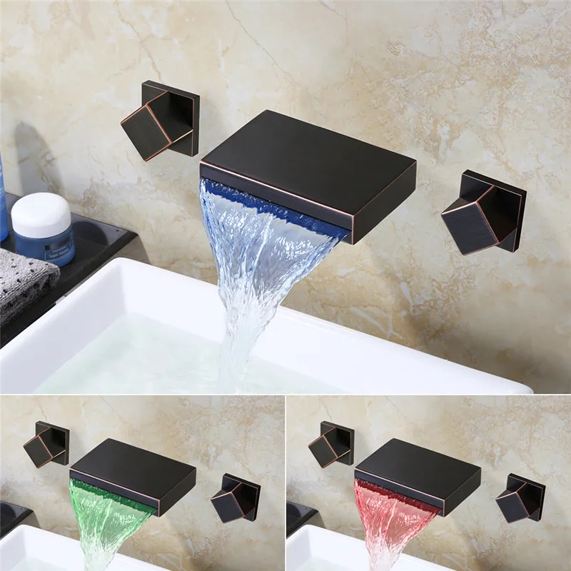 

Смеситель для ванной латунный с 2 ручками и 3 отверстиями