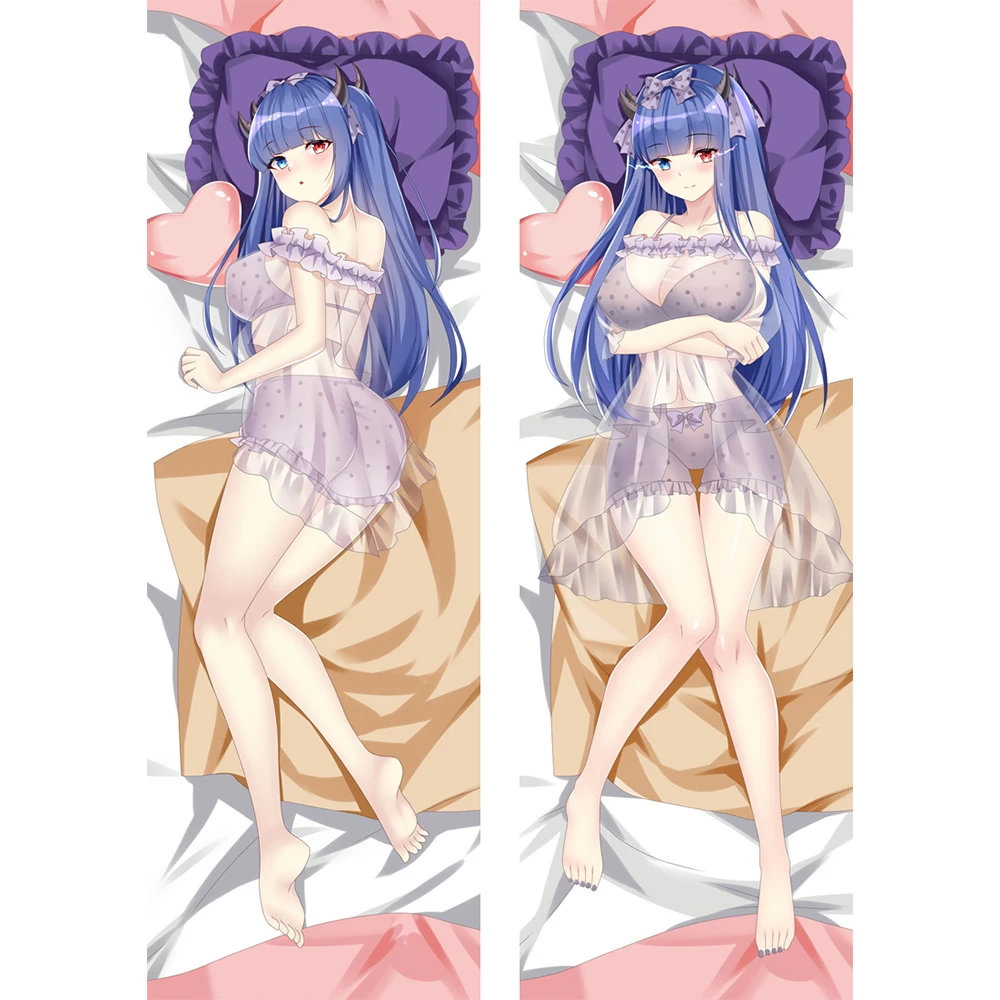 

Game Azur Lane Dakimakura Cover Cute Girl Pillowcase Cartoon Anime Moegirls Hugging Body Long Pillow Cover Cushion Bedding