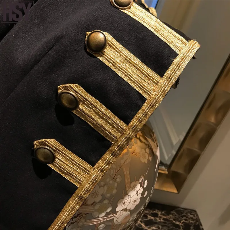 【HSY】2019 Осенняя новая французская роскошная винтажная Женская куртка в стиле
