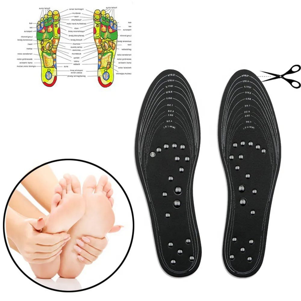 18 магнитов Магнитная терапия стельки для похудения ног массаж забота о здоровье