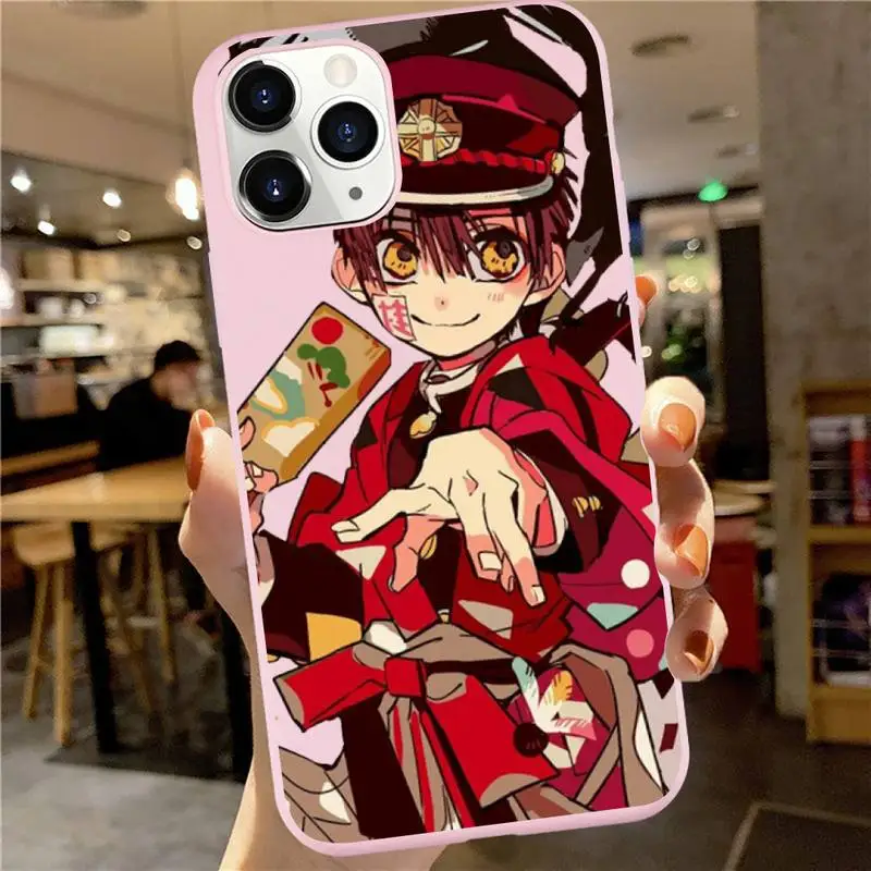 

Toilet-Bound Hanako-kun anime Anti-fall luxury Phone Case cover Candy Color for iPhone 6 7 8 11 12 s mini pro X XS XR MAX Plus