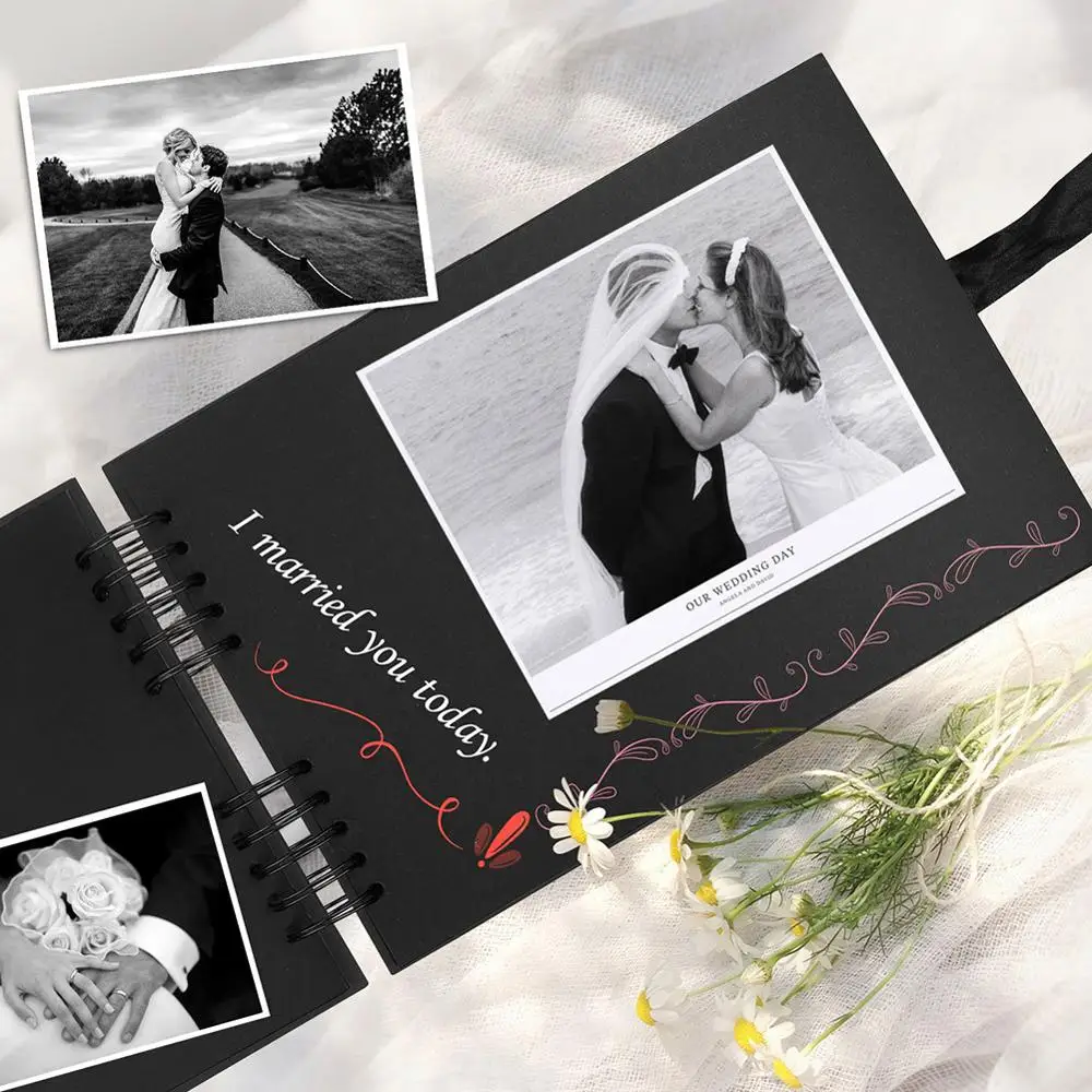 80 страниц DIY альбом для скрапбукинга ремесло бумага Свадьба юбилей фотоальбом