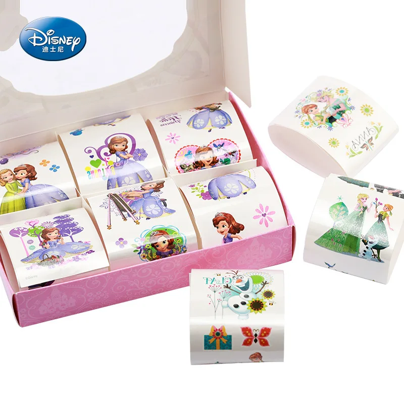 Дисней Замороженная Принцесса Эльза Анна Белль София мультфильм дети наклейки