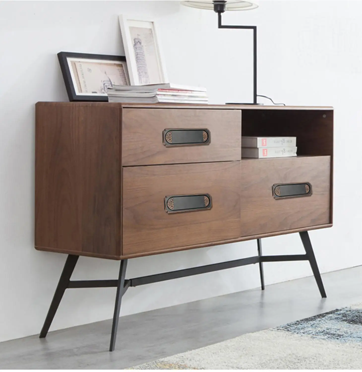 Новая ручка двери в китайском стиле Невидимая для дверцы выдвижного ящика