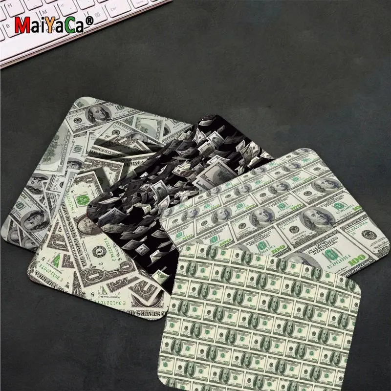 

In Stocked Money Dollars Bill Cash Ben Franklin Comfort Mouse Mat Mousepad Smooth Writing Pad Desktops Mate gaming mouse pad