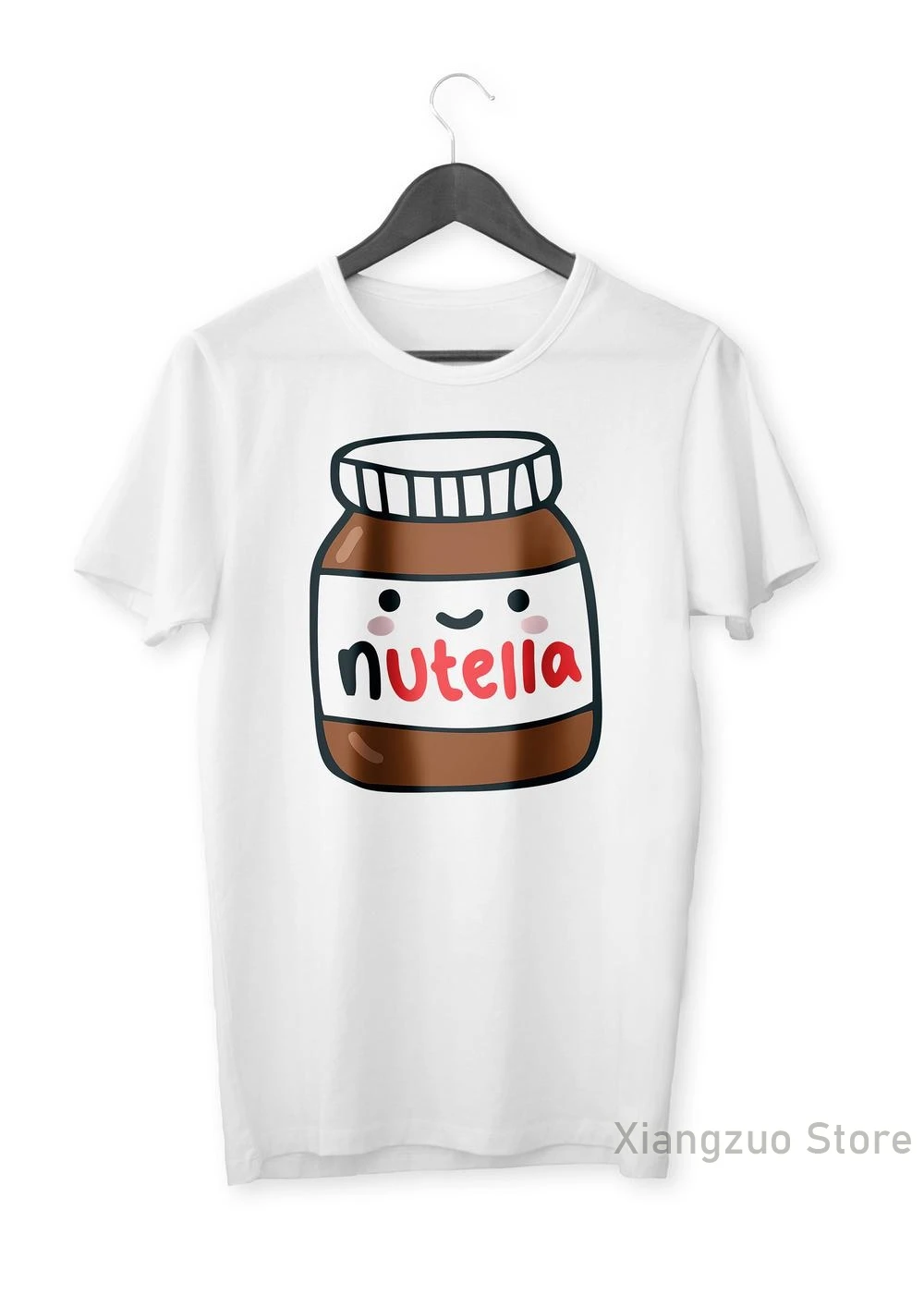 Nutella Органическая футболка унисекс хлопковая повседневная мужская Женские