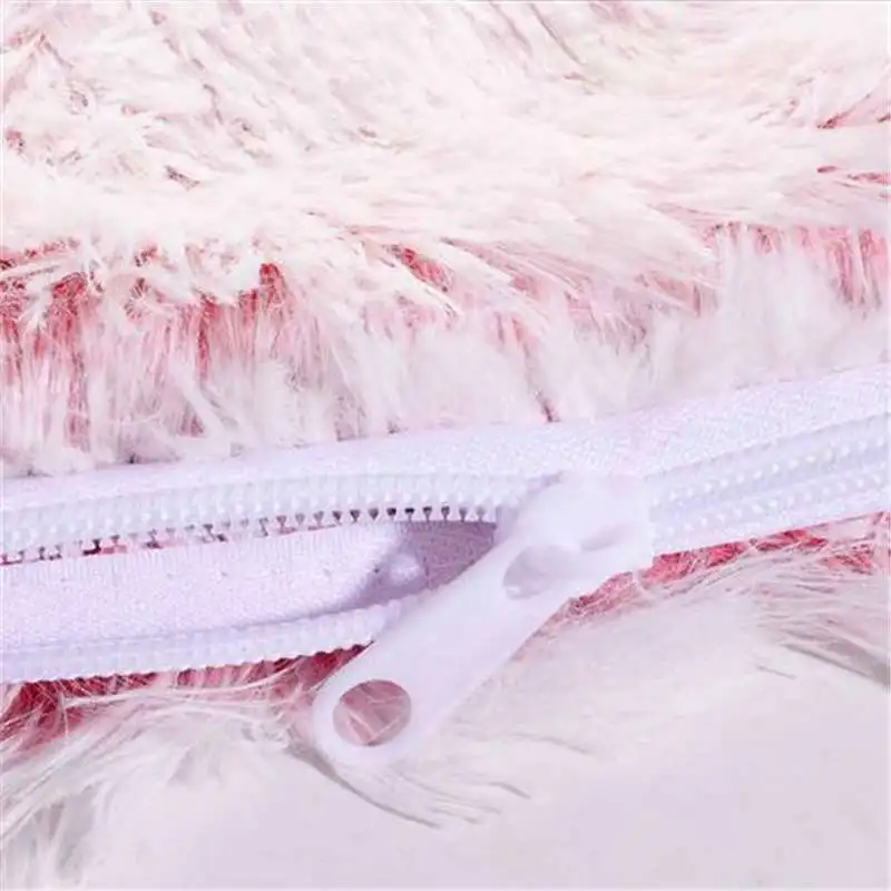 Мягкие удобные пушистые однотонные плюшевые квадратные Зимние Модные наволочки бросок наволочка для автомобиля дивана Декор поставки 45*45 см