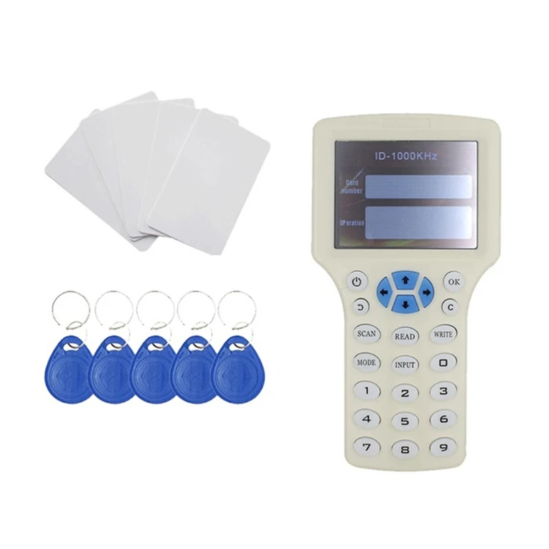 

Ручной RFID-Дубликатор H054, считыватель ID IC, записывающее устройство, многофункциональная копия, зашифрованная NFC смарт-карта доступа