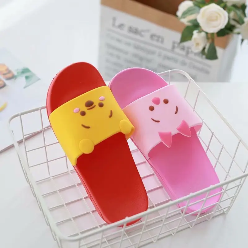 Милый Микки и Минни Маус собака с большим ухом Домашние тапочки для ванны