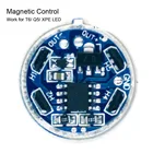 Плата драйвера с магнитным управлением для фонарика 2,5-4,2 в светодиодный XPE Q5 R5 T6 U2 PCB плата драйвера для литиевой батареи 1x18650