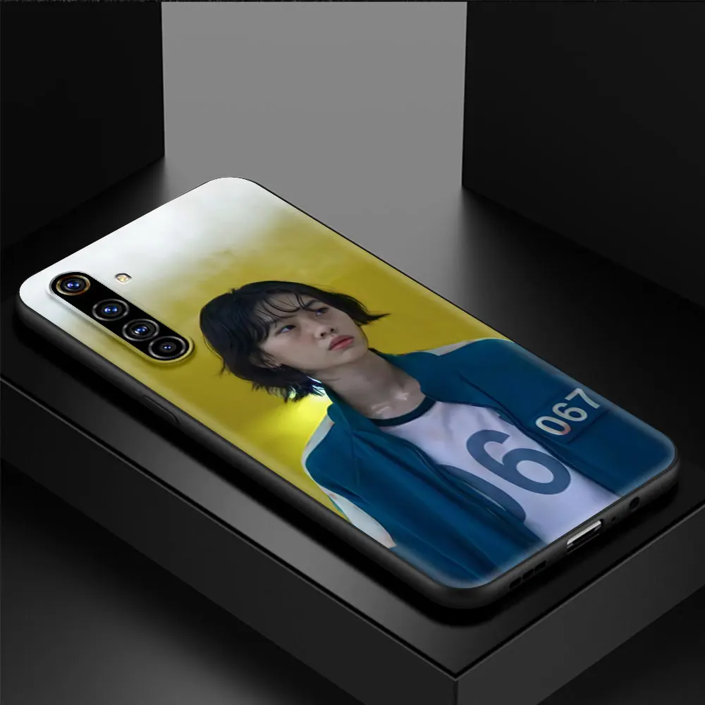 squid game shockproof case for realme c3 8 pro bag fundas silicone soft tpu back cover for realme 6 7 pro c21 shell coque bag free global shipping