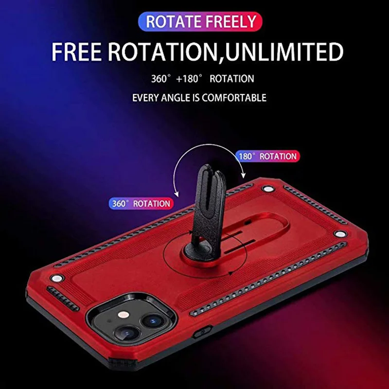 Автомобильный чехол-подставка с поворотом на 360 ° для iPhone 11 Pro Max Xs Xr X 8 7 6s 6 Plus