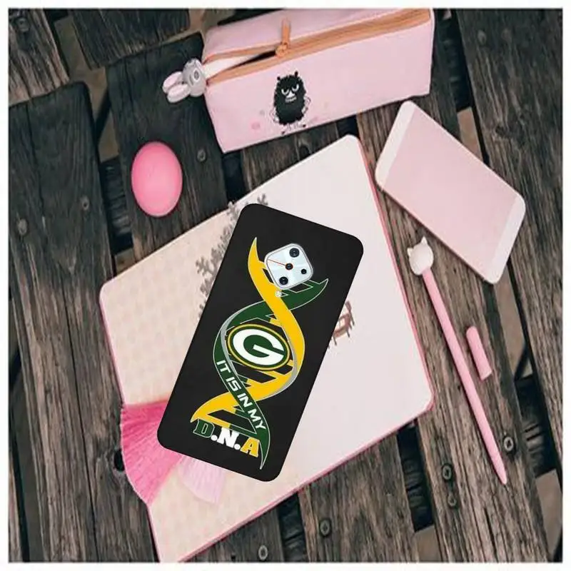 

Green Bay Packers Black TPU Phone Case For Vivo X9 9s 20 Plus Y97 83 75 71 69 V15 V17 V5 S