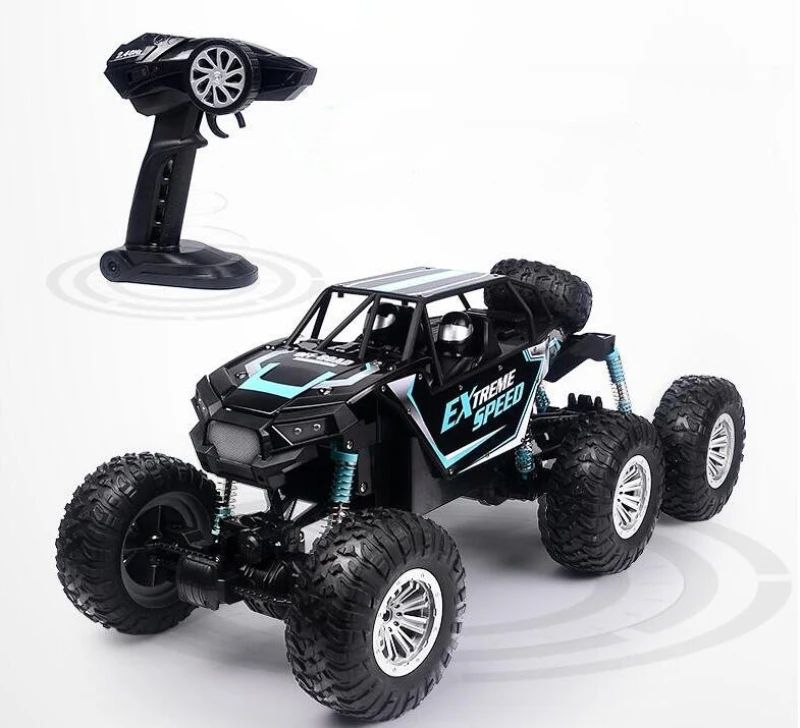 Детский подарок электрический RC автомобиль 1:8 2,4G 150M супер большой 6/4 колеса 6WD 4WD вождения независимая подвеска 360 градусов опрокидывающийся RC автомобиль