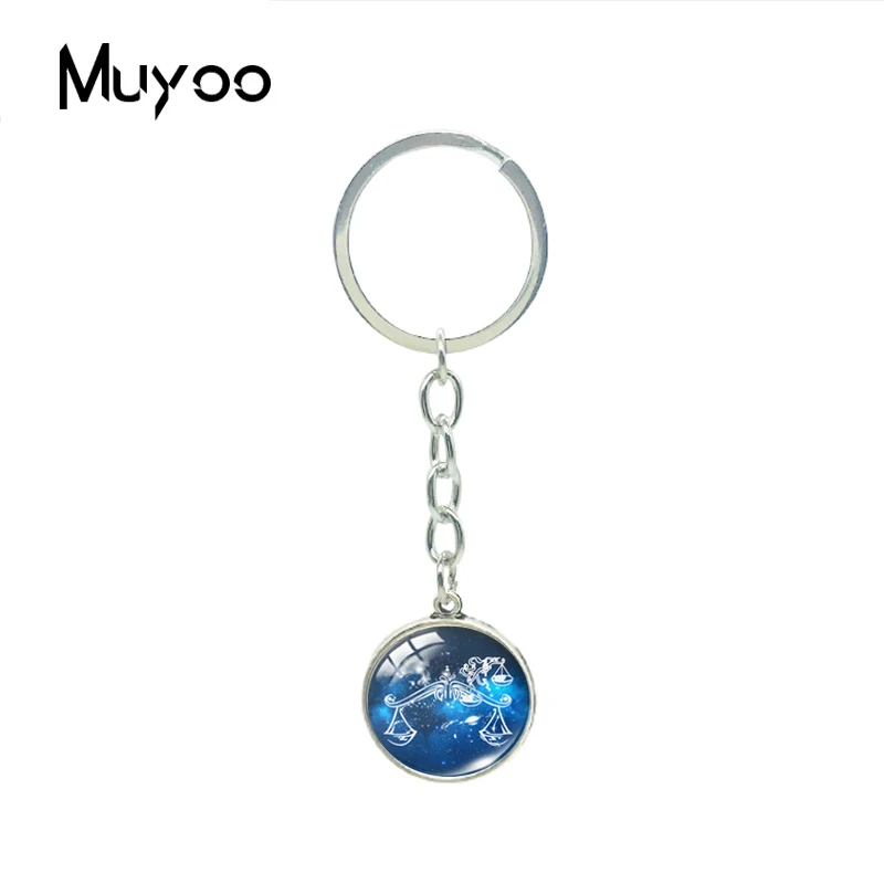 Модный милый мультяшный гороскоп Девы Знаки зодиака стеклянный кабошон