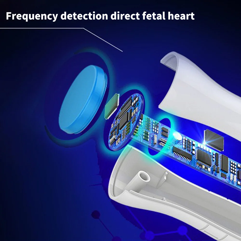 

Fetal Doppler Monitor Heart Ultrasound Baby Heartbeat Detector For Home Pregnant Women Doppler Heart Rate Monitor Pocket Doppler
