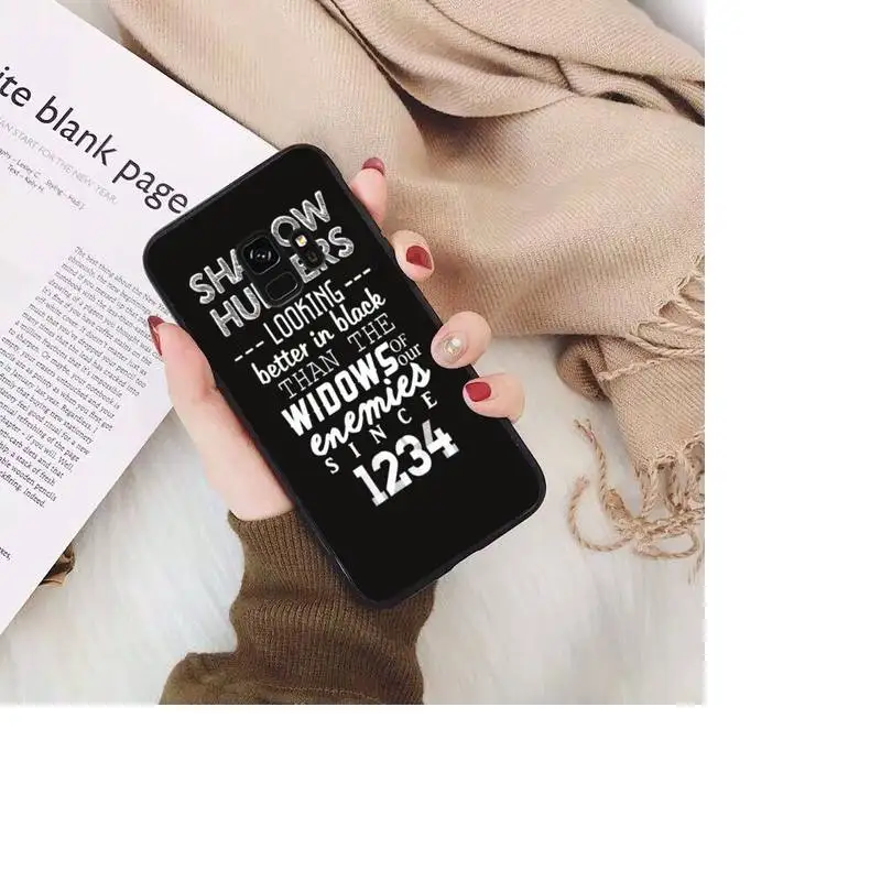 

YNDFCNB Shadowhunter Phone Case For Samsung Galaxy S20 S10 Plus S10E S5 S6 S7edge S8 S9 S9Plus S10lite 2020
