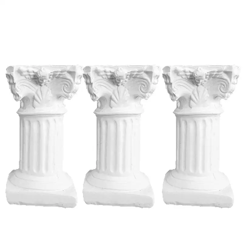 3 шт. римская колонна украшения из смолы и песка аквариумный пейзаж украшение