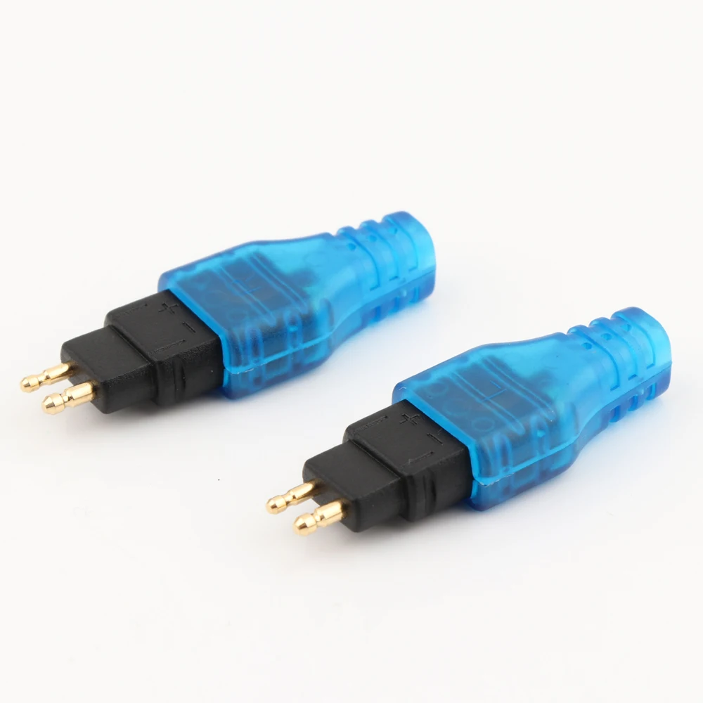 

1Pair Blue Gold Plated Updated adapter for HD580 HD600 HD650 Headphone Headset for diy HiFi Headphone Plug