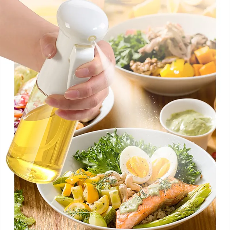 

Olive Oil Spray Bottle Diffuser Kitchen BBQ Grilling Barbecue Cooking Household Vinegar Fitness Salad Cruets Oil Control Cans