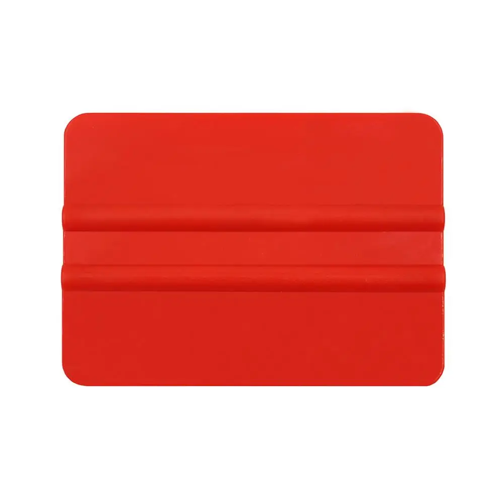 Красный пластиковый скребок 4 дюйма для автомобиля виниловый наклейка