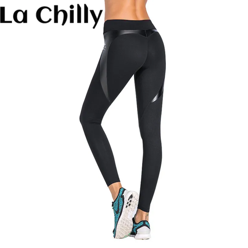 Новые модные леггинсы для фитнеса с эффектом пуш-ап бодибилдинга сердечками