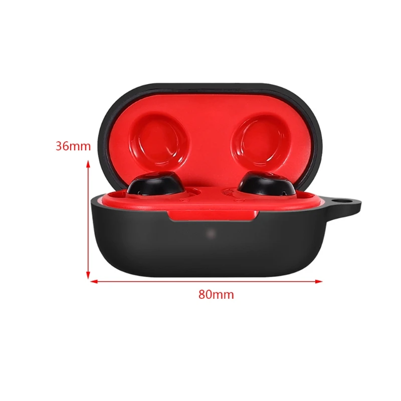 

Silicone Shell Protective Cover Shell Anti-fall Earphone Case for-Boat Airdopes 441 Wireless Bluetooth Earbuds