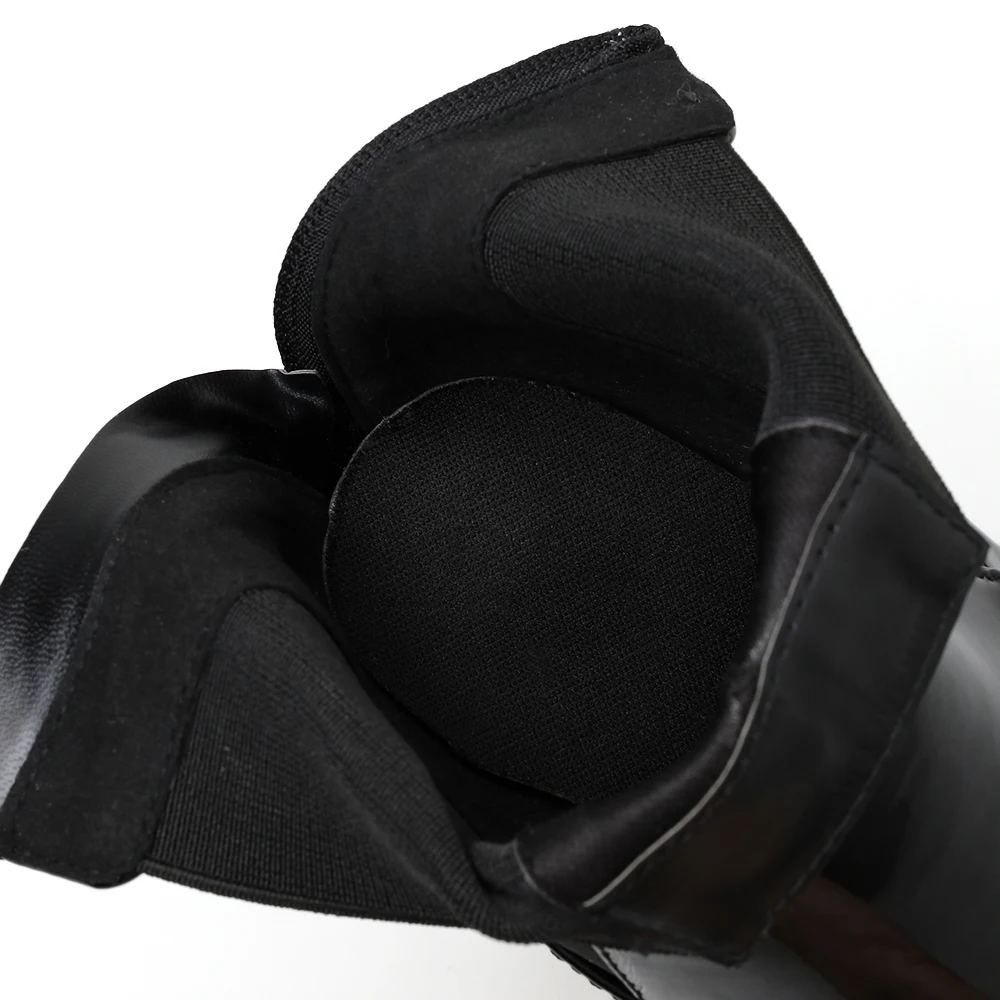 Женские ботинки челси ELVIRAS модная Уличная обувь из искусственной кожи на толстом