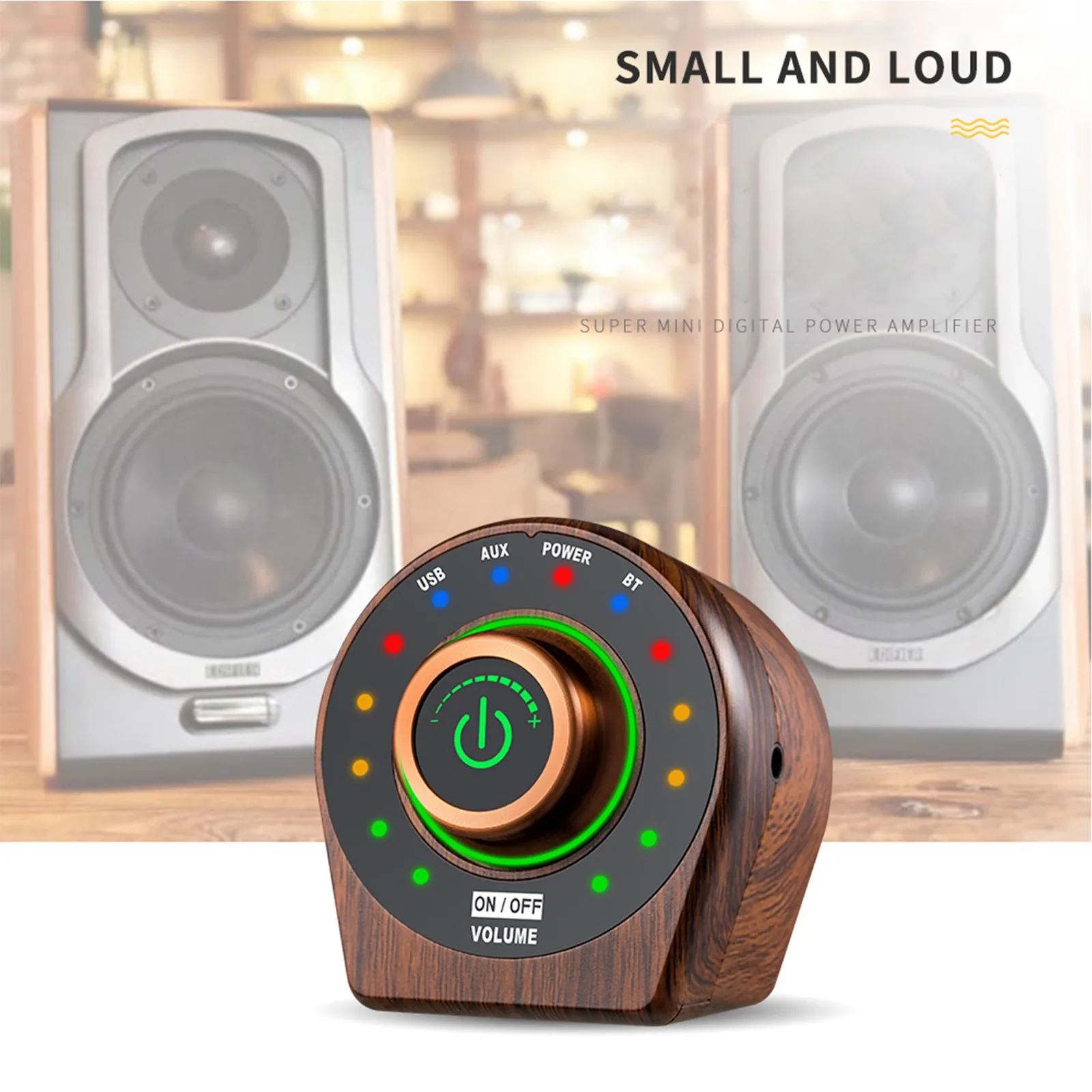 

Цифровой усилитель мощности TPA3116, 50 + 50 Вт, Bluetooth 5,0, класс D, Деревянный Ретро стерео Hi-Fi усилитель для домашнего кинотеатра, 1 комплект