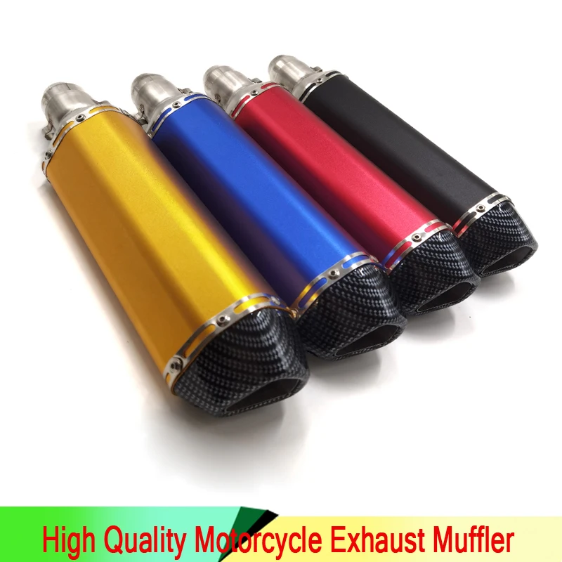 

51MM general motorcycle exhaust pipe muffler racing car 280 large flower tail high temperature resistant exhaust pipe