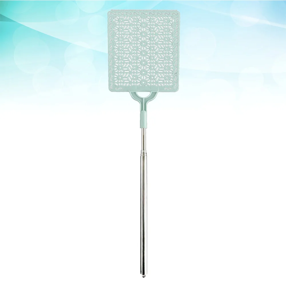 

1pc Mosquito Flyswatter Stretch Multifunctional Swatter with A Stainless Steel Handle for Home(Sky-blue)