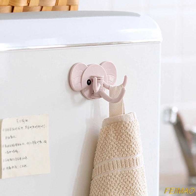 

Rotatable Seamless Adhesive Hook Strong Bearing Stick Hook Kitchen Wall Hanger