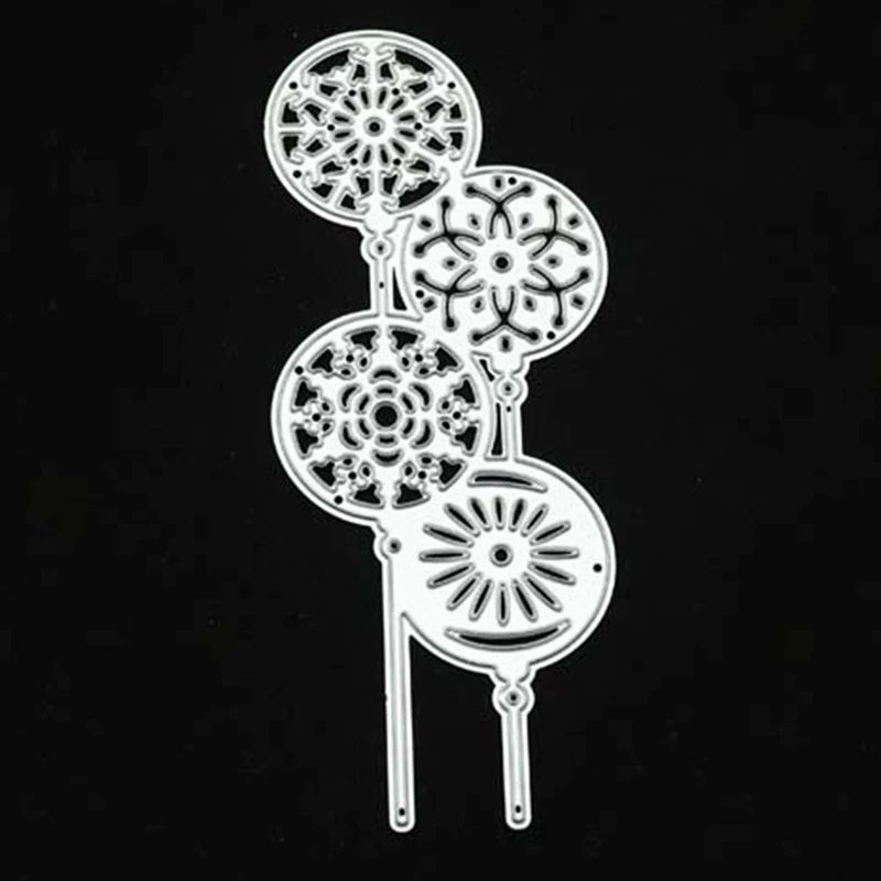 Снежинка цепочка Рождественский альбом ремесло штампы металлические 3D штамп