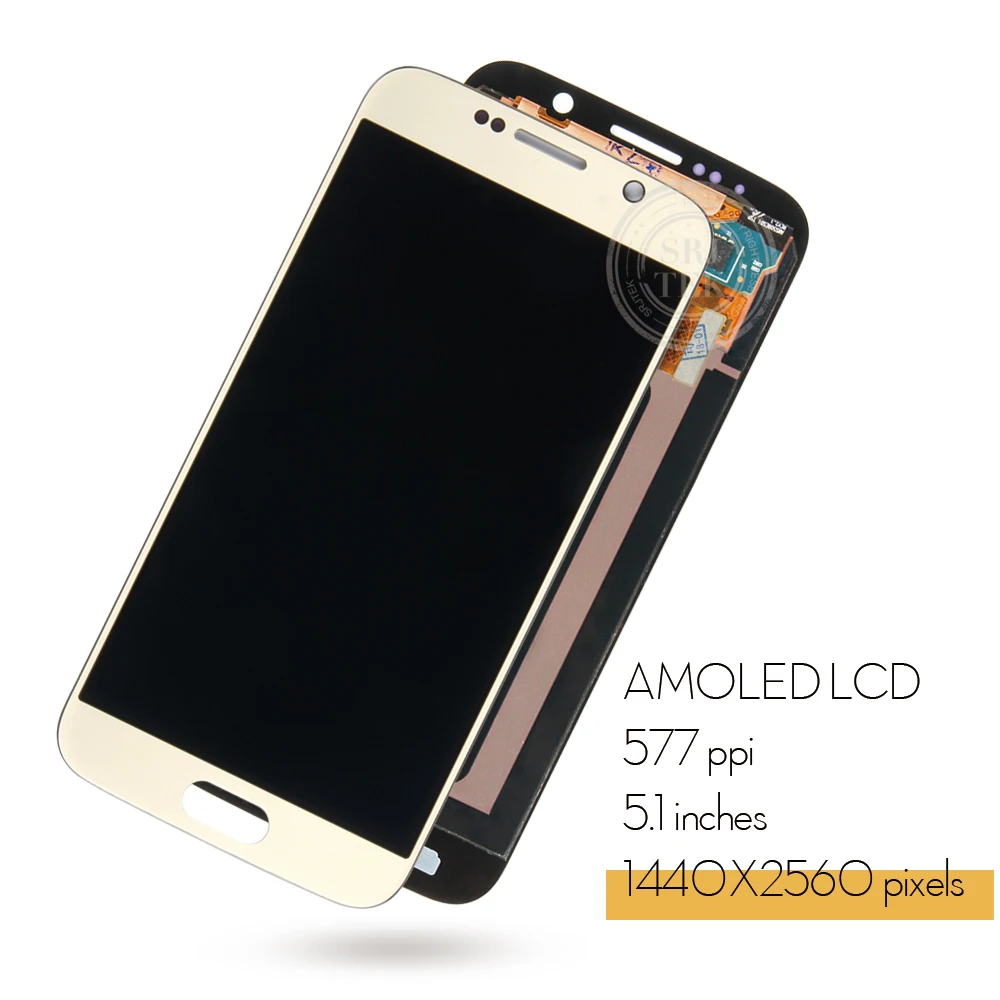 IPS/OLED/AMOLED 5 1 "для SAMSUNG Galaxy S6 ЖК дисплей G920 SM G920F G920T G920FD сенсорный экран дигитайзер