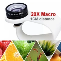 mobile phone macro lens 20x super cellphone macro lenses for 6 7 8 10 only use 1cm distance o4z0
