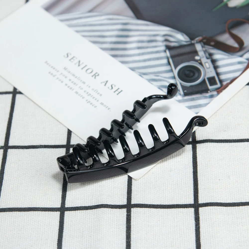 Женские заколки для волос в виде банана заколка хвоста черных когти шпильки