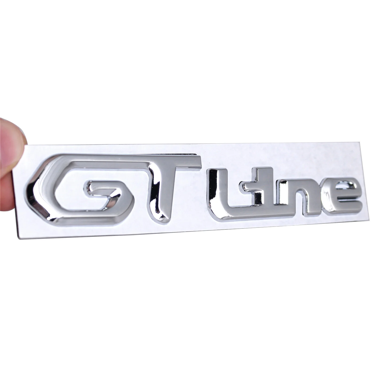 

New GT LINE Metal Badge Car Fender Side Emblem Sticker Decal For Kia Stinger Forte Sport Optima Rio accessories