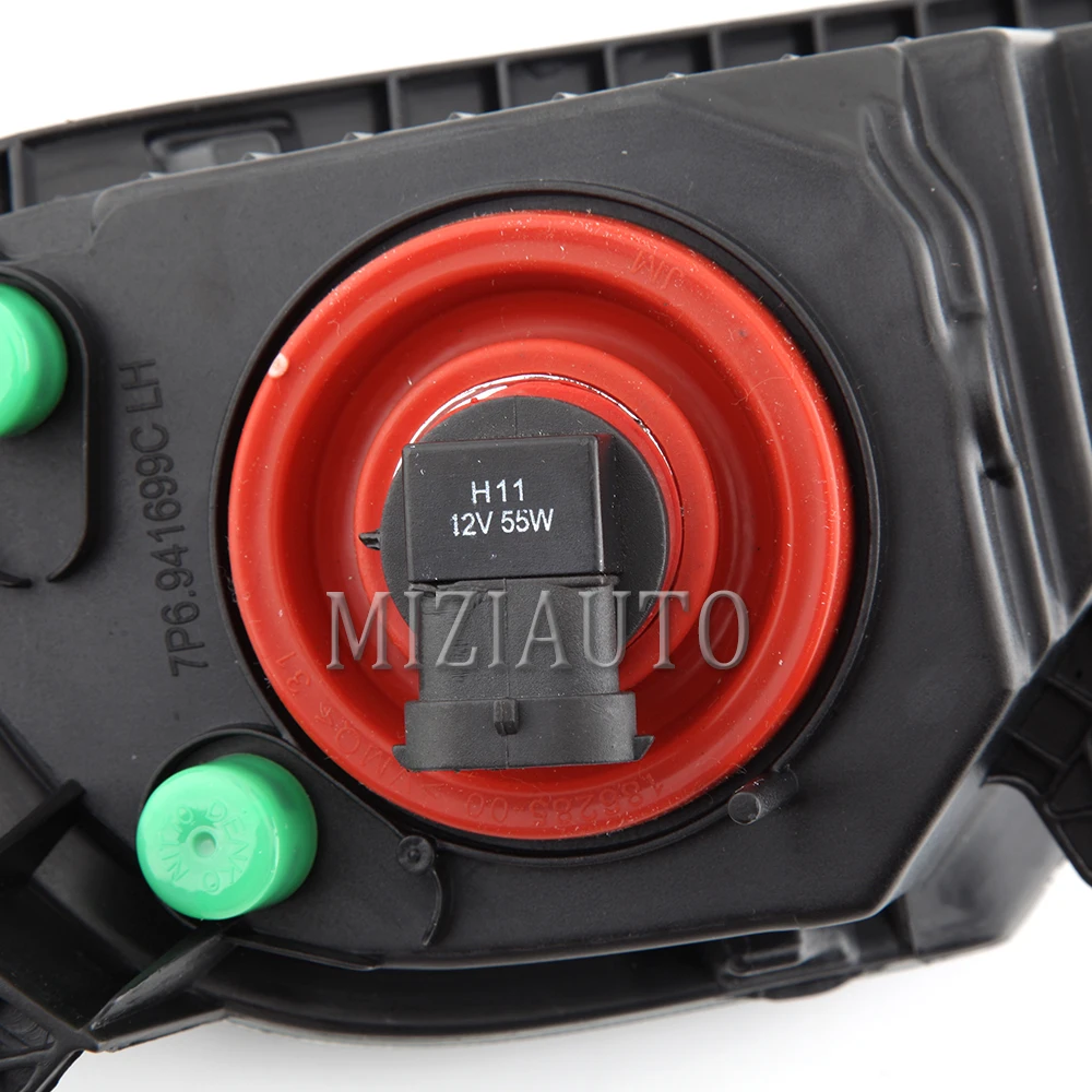 

MIZIAUTO fog light For VW Touareg 2015 2016 2017 2018 Front Halogen Fog Lights Fog Lamp With Bulbs Car-styling Car Light