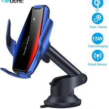 Wireless Charger 15W Qi Fast Charging Car Mount Automatic Clamping Air Vent Phone Holder for iPhone 13 12 11 X 8 Samsung S20 S10