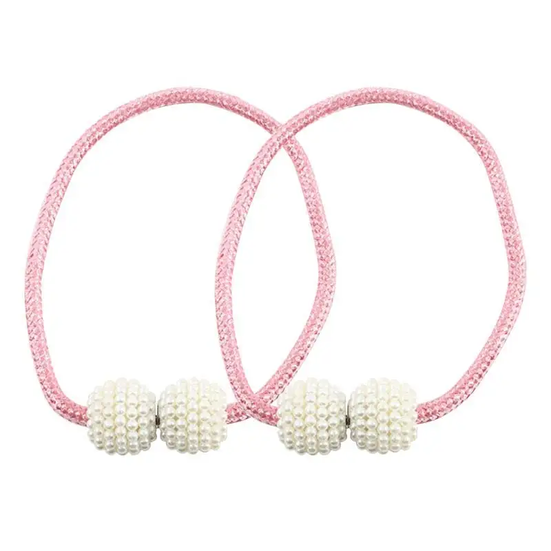 

2pcs Magnetic Curtain Clip Room Accessories Pearl Ball Curtains Holder Tieback Home Decor Hanging Ball Buckle Tie Back