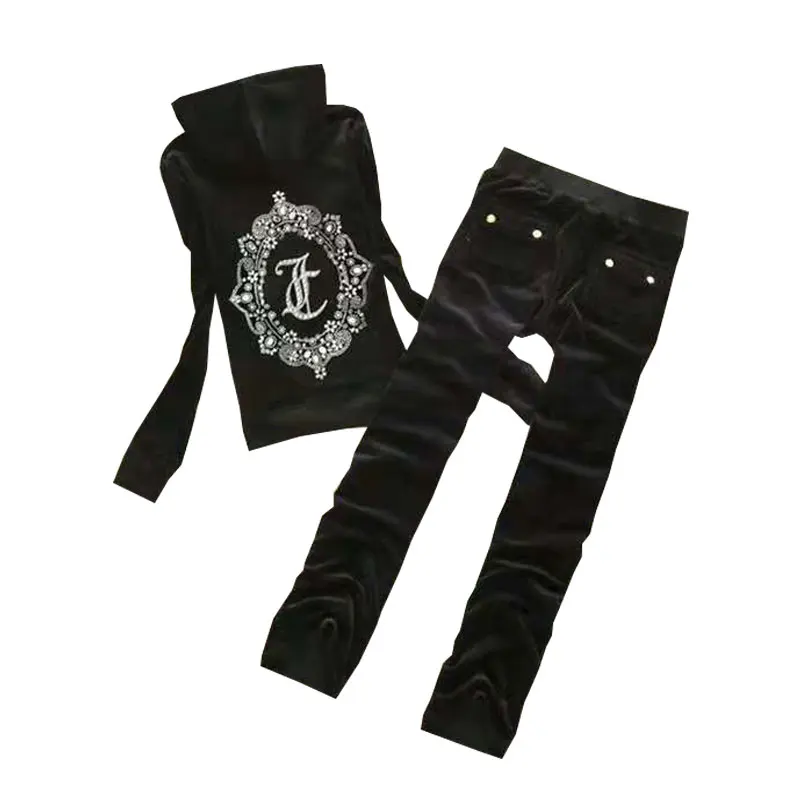 Женские брендовые бархатные спортивные костюмы на осень/зиму 2022 Велюровый