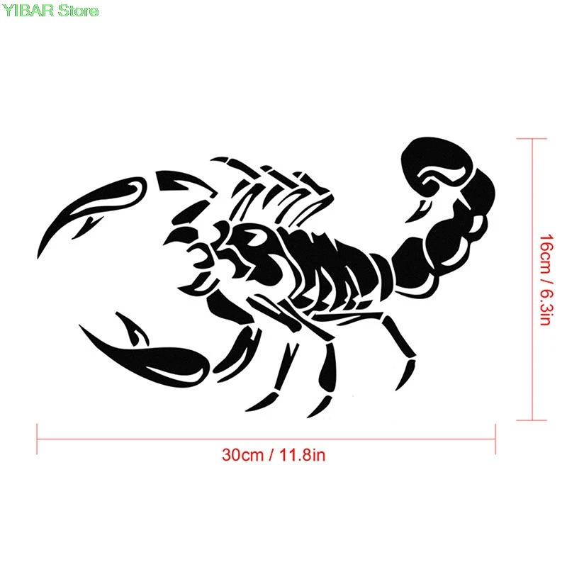 3D наклейки на мотоцикл Скорпион для стайлинга автомобиля забавные автомобильные