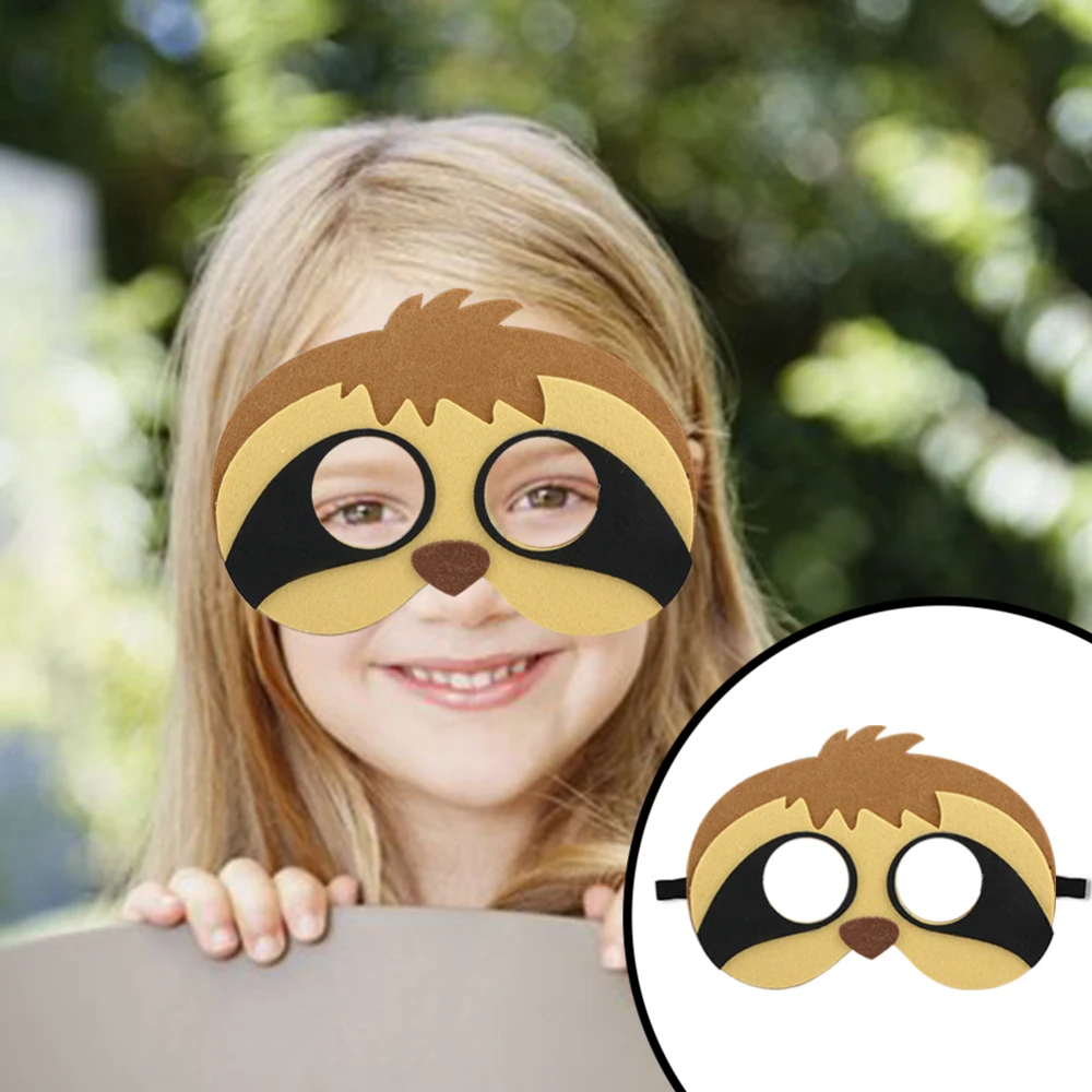 15 шт., сафари джунгли, войлочные маски для животных, детские костюмы, вечерние наряды для Хэллоуина, маска для новогодней вечеринки, новое поступление